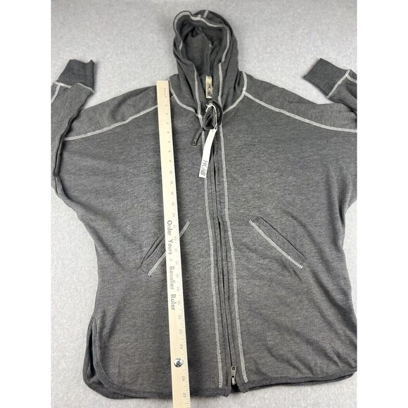New Balance Jacket Mens Small Gray Cashmere Blend Performance Hoodie Fit - Picture 7 of 13